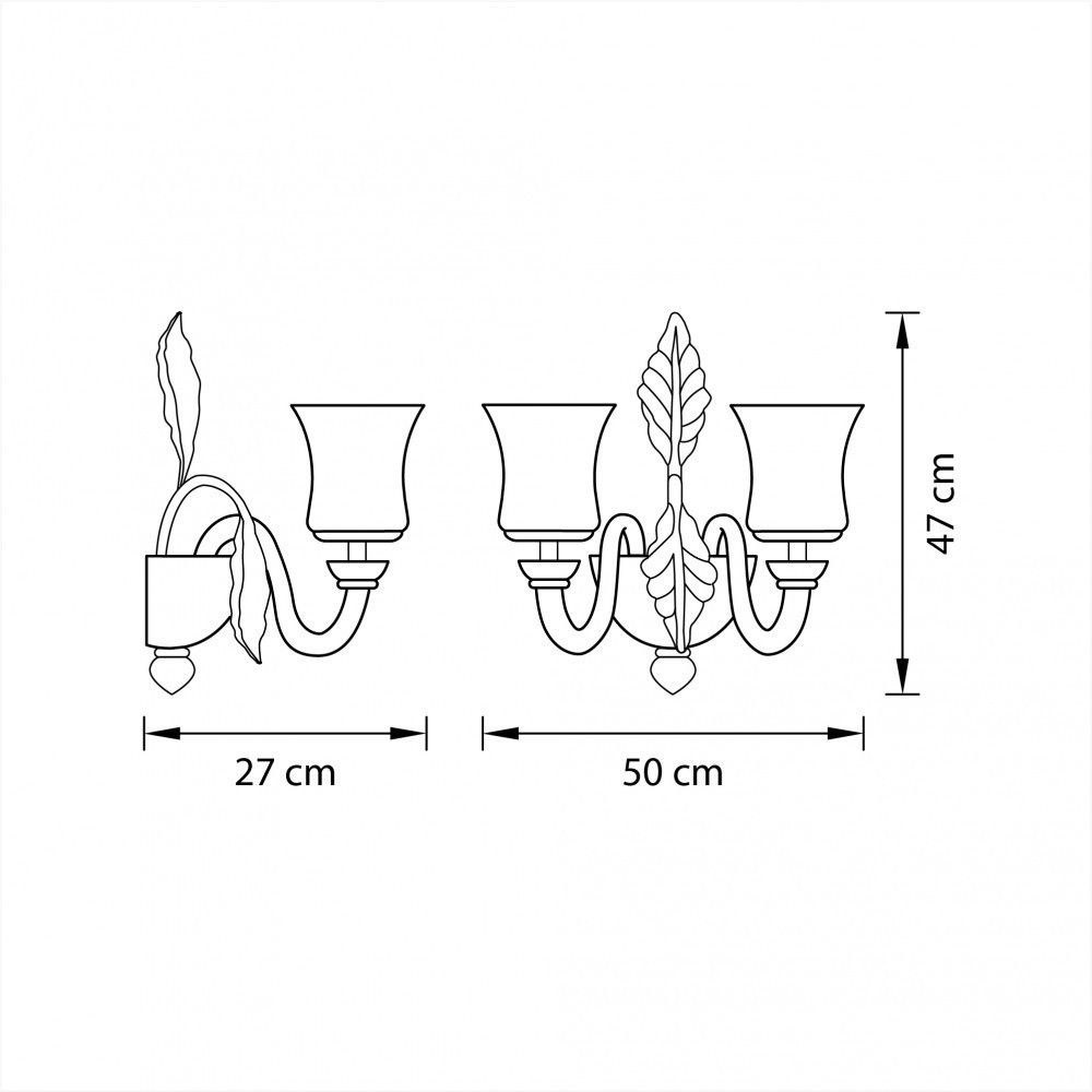 Lightstar *** (MВ5005-2W) Бра PETALO 2х40W E14 БЕЛЫЙ (в комплекте) Lightstar *** (MВ5005-2W) Бра PETALO 2х40W E14 БЕЛЫЙ (в комплекте)